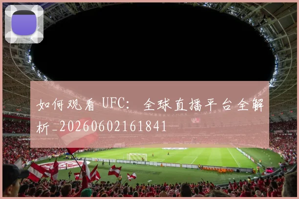 如何观看 UFC：全球直播平台全解析_20260602161841